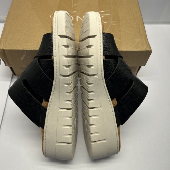 Vionic Uptown Sunset Wedge Slide Sandal Platform Non-Slip Sole Leather SZ 9 NEW - Picture 3 of 8